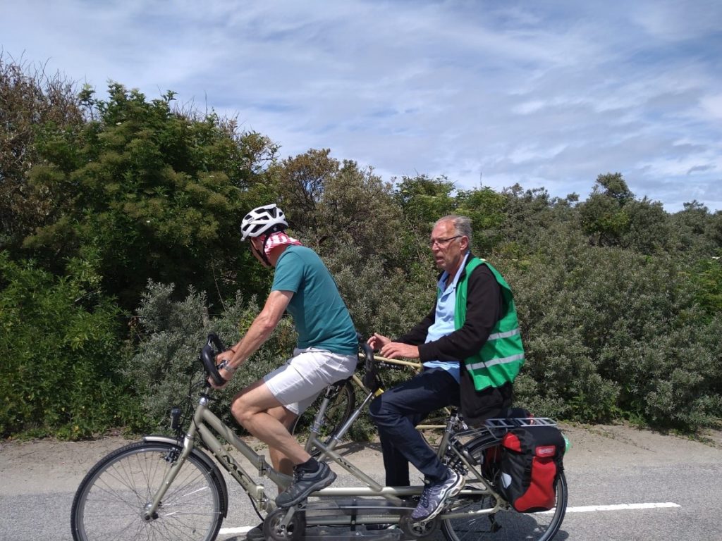 Ronald en Tim in de duinen